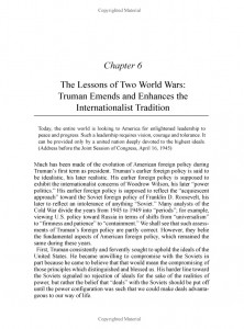Wilson and Truman: Mission and Power in American Foreign Policy